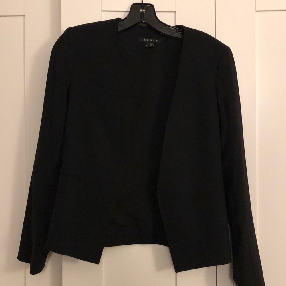 Theory Black Delaven Blazer in Edition 2